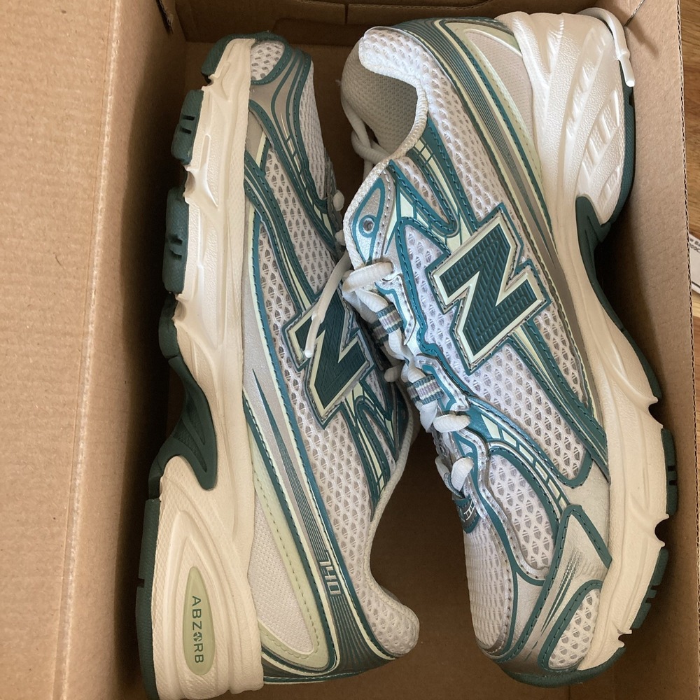 New Balance‎ 740 Women's 5.5 Men's 4 White Marsh Green Shoes Trainer U740GR2 - Picture 6 of 9